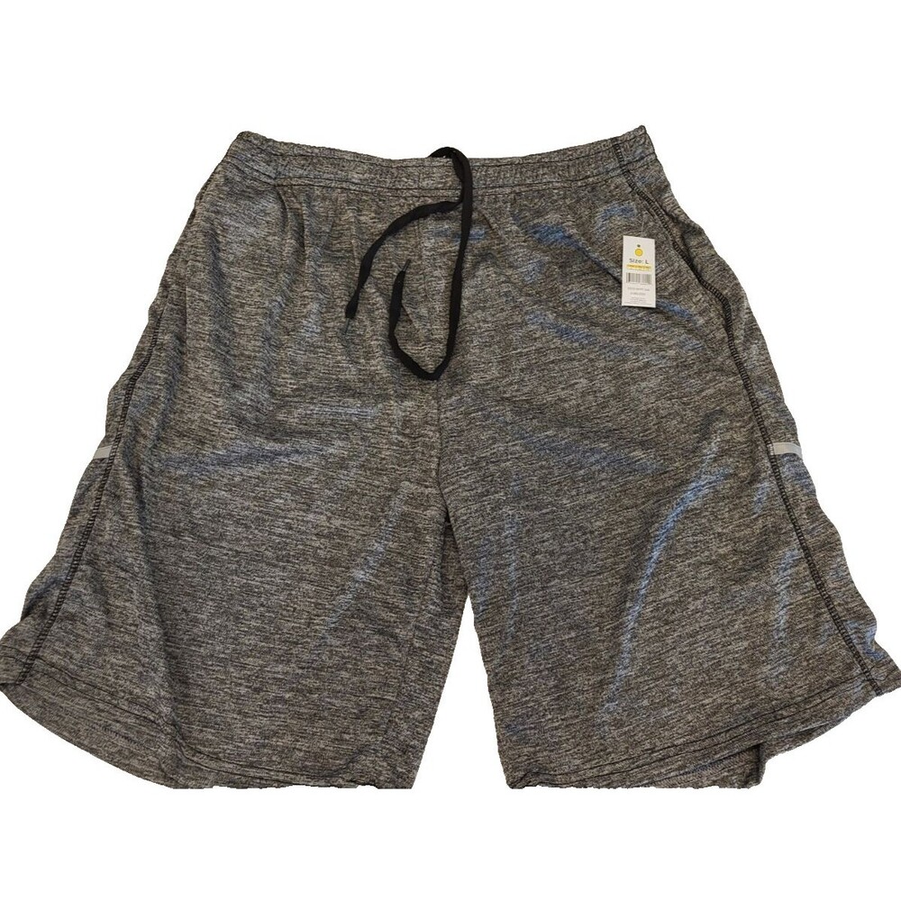 Mens Shorts NWT Zone Pro Large Gray drawstring